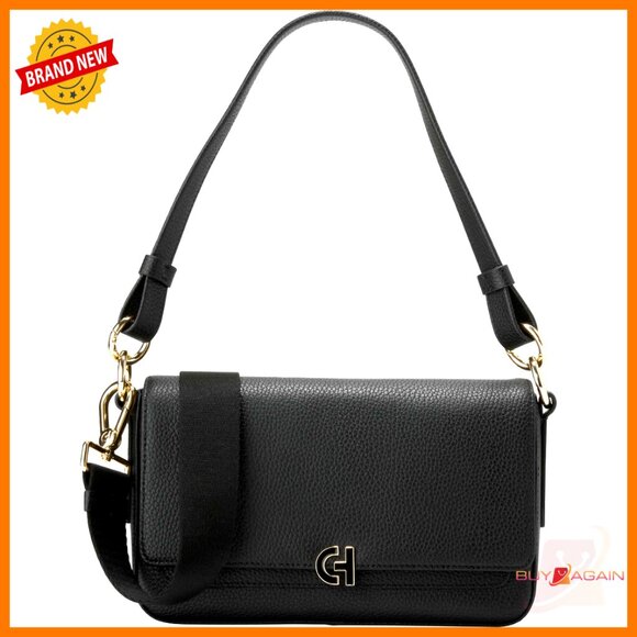 Mini Leather Crossbody Bag with Adjustable Strap and Interior Pockets